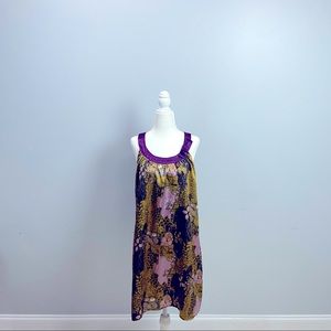 Patterned Silk Mini Dress | BCBG MaxAzria